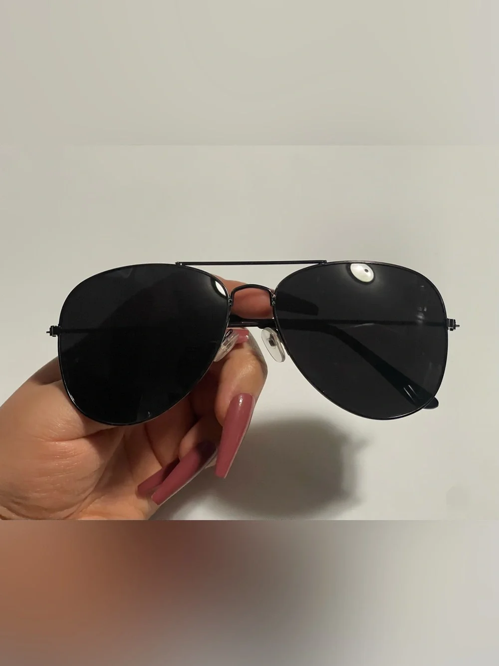 Send offer to me Men & Women’s Luxurious Black Aviator Sunglasses Black Frame